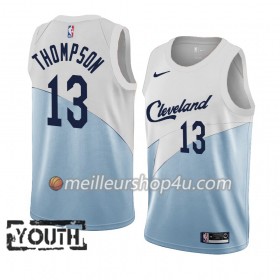Maillot Basket Enfant Cleveland Cavaliers Tristan Thompson 13 2018-19 Nike Bleu Blanc Swingman